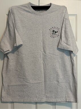 Honolua Surf Co. Men's Short Sleeve Heather Gray Logo Tee
